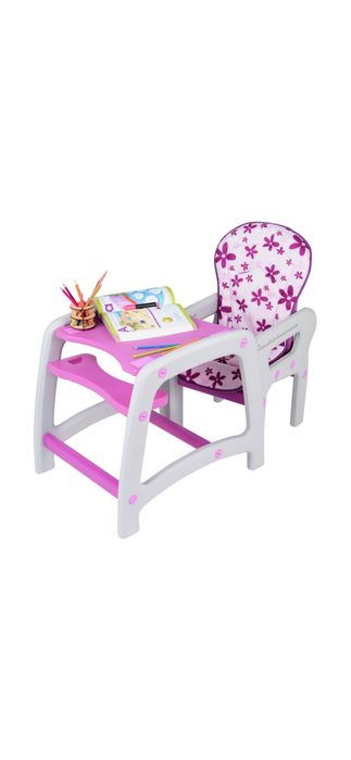 Scaun de masa bebe 2 in 1 pentru bebelusi si copii Juju Eat&Play