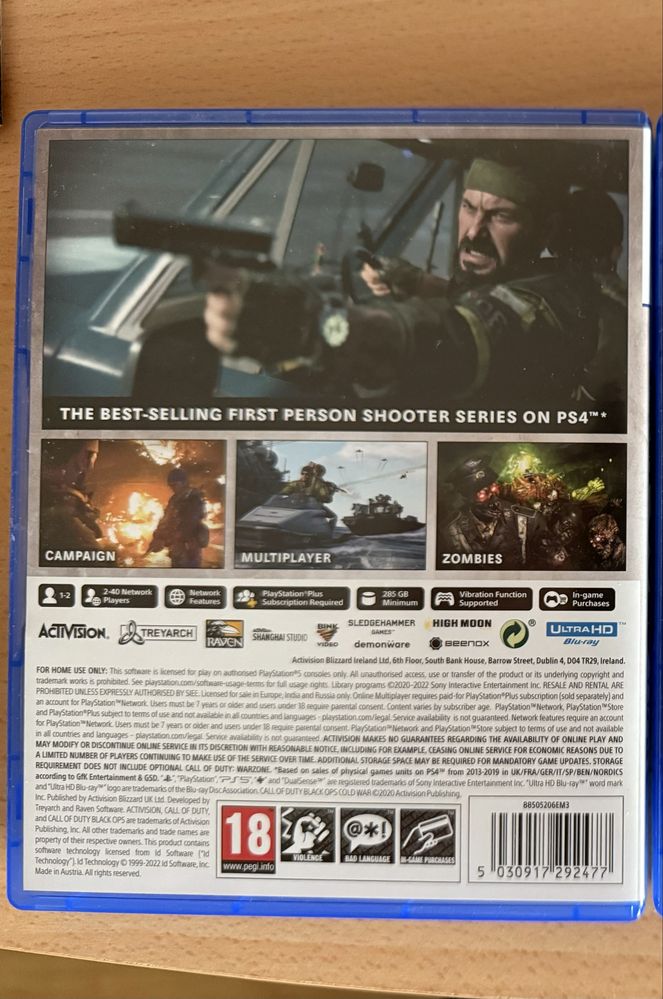 Call of Duty Black Ops Cold war за PS5