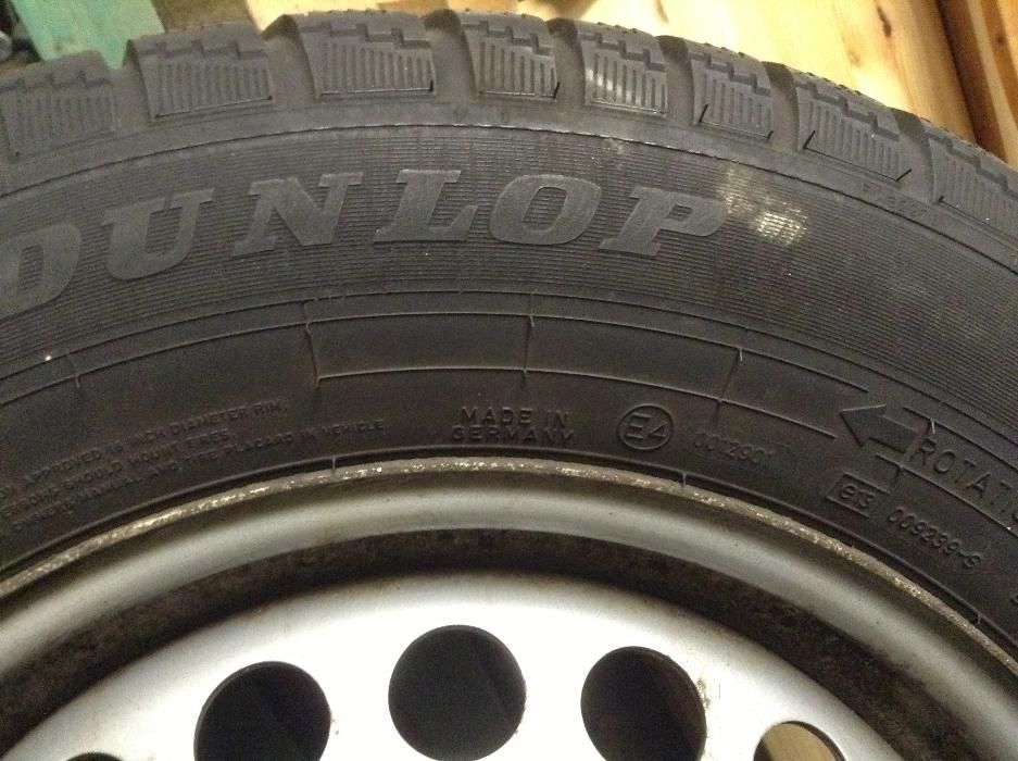 Dunlop 215/65R16C с ориг.джанти 7H0601027C от VW транспортерT5