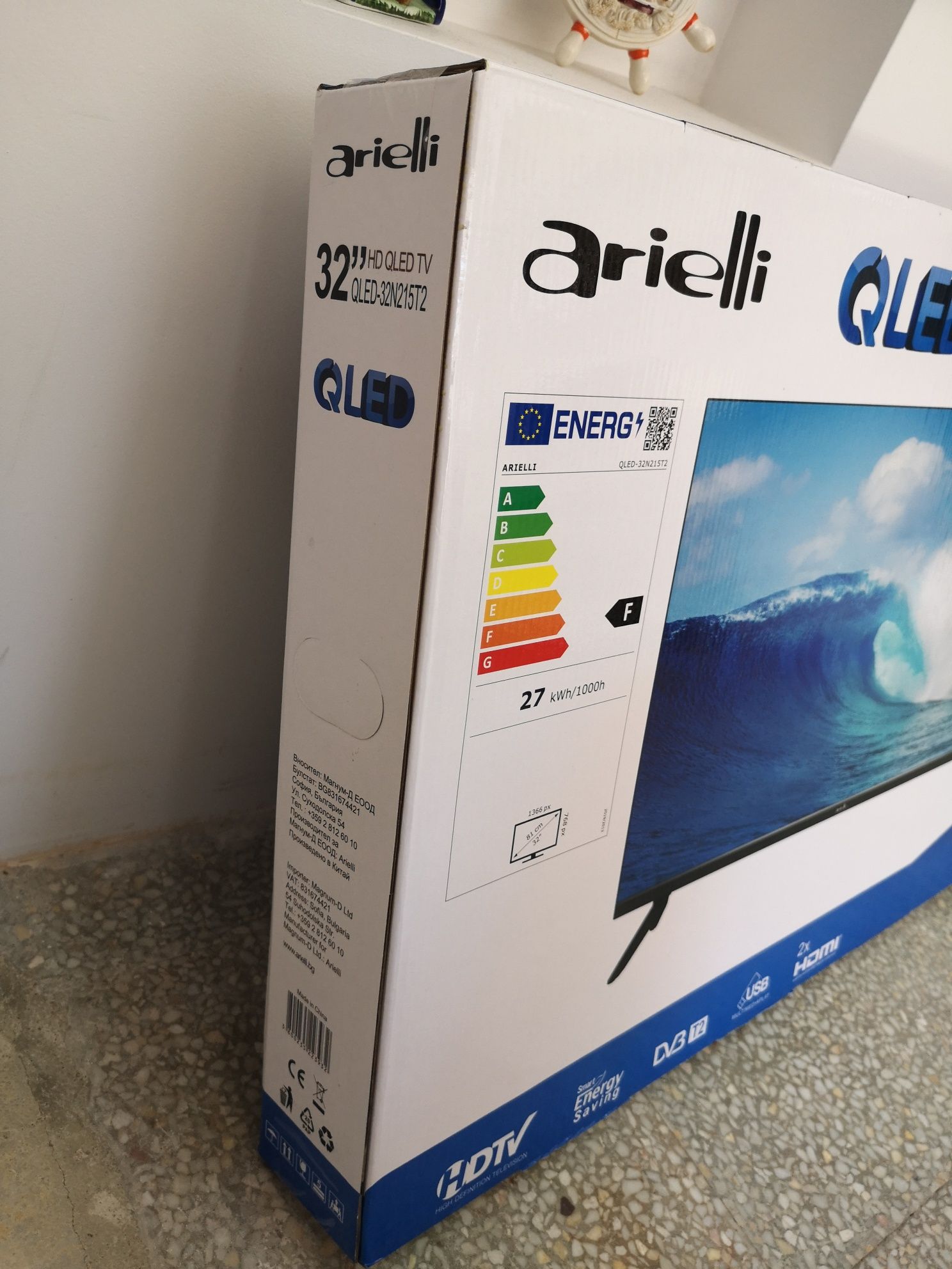 Чисто Нов Телевизор QLED Arieli 32 "