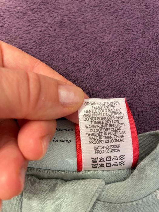 Sac de dormit bebelus Ergo Pouch 0.2 tog 8-24 luni