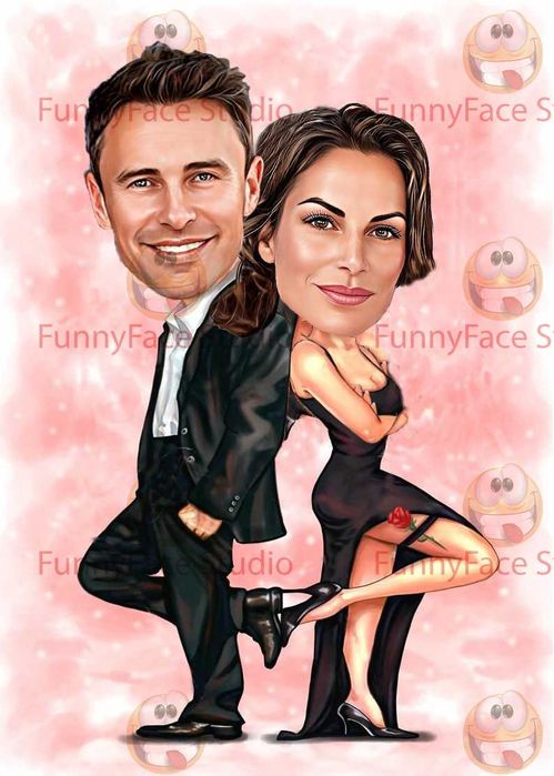 Дигитални карикатури/шаржове–за коледа, рожден ден, годишнина и др.