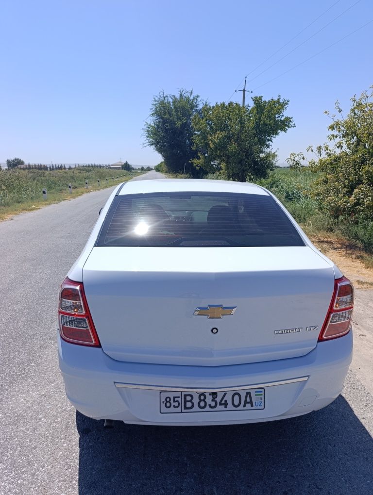 Cobalt 2022, avtomat, gaz yoq, probeg 72000, rangi oq, kraska tozza