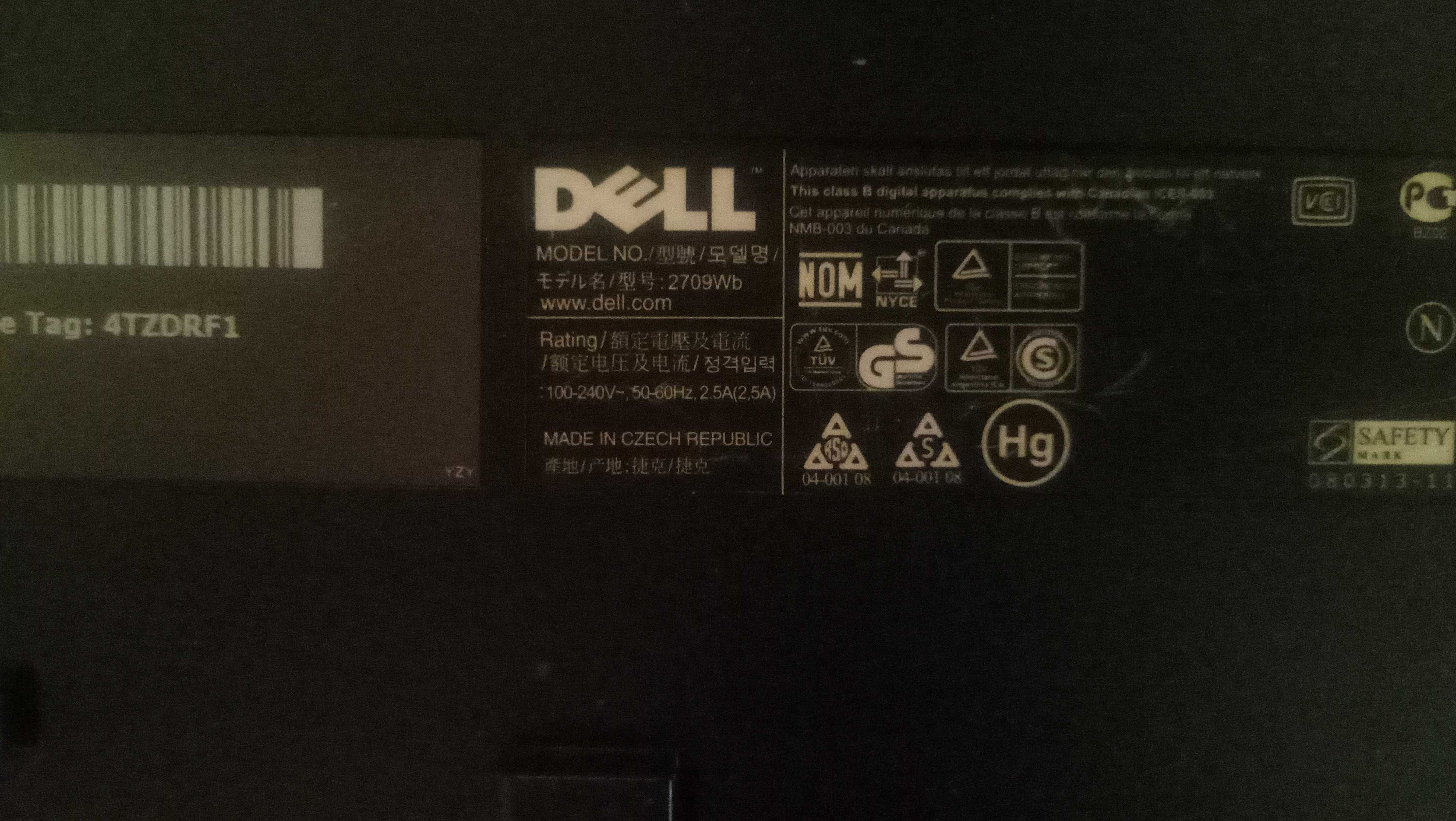 Продавам 27 инчов монитор DELL U2709W