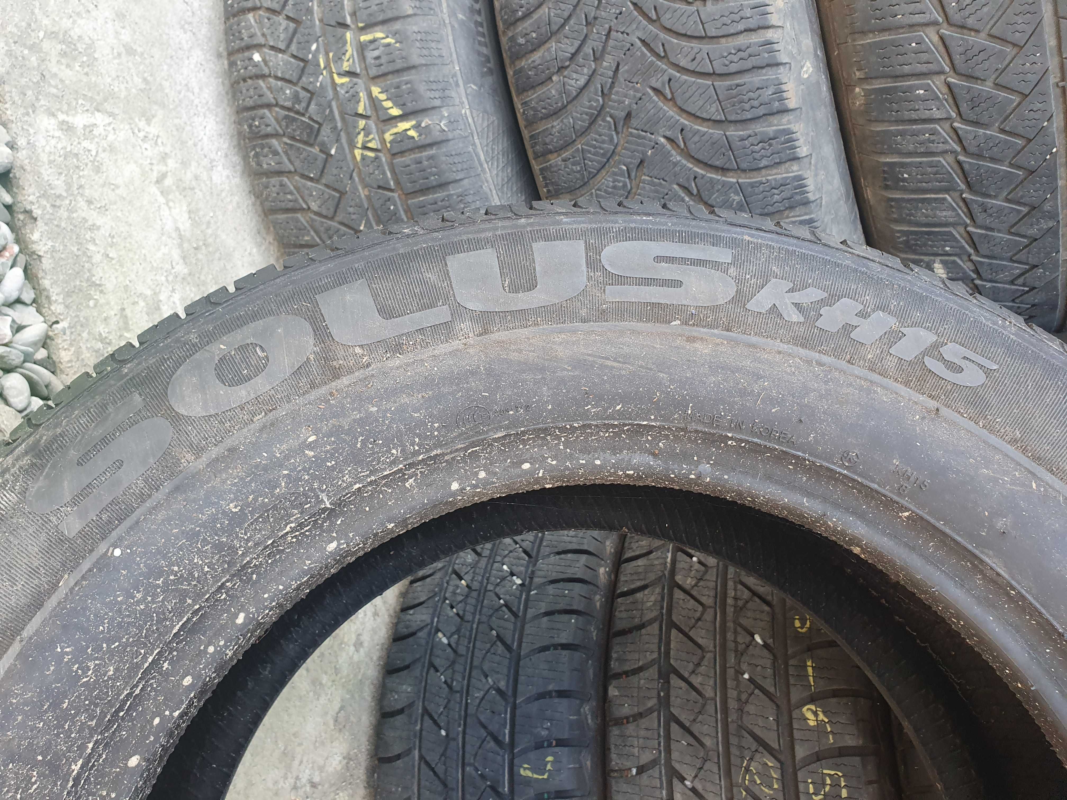 215 65 16,1buc vara HANKOOK,si 1 M+S,MICHELIN,peste 7mm