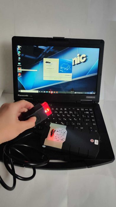 Kit tester auto multimarca turisme+camioane si laptop panasonic cf54