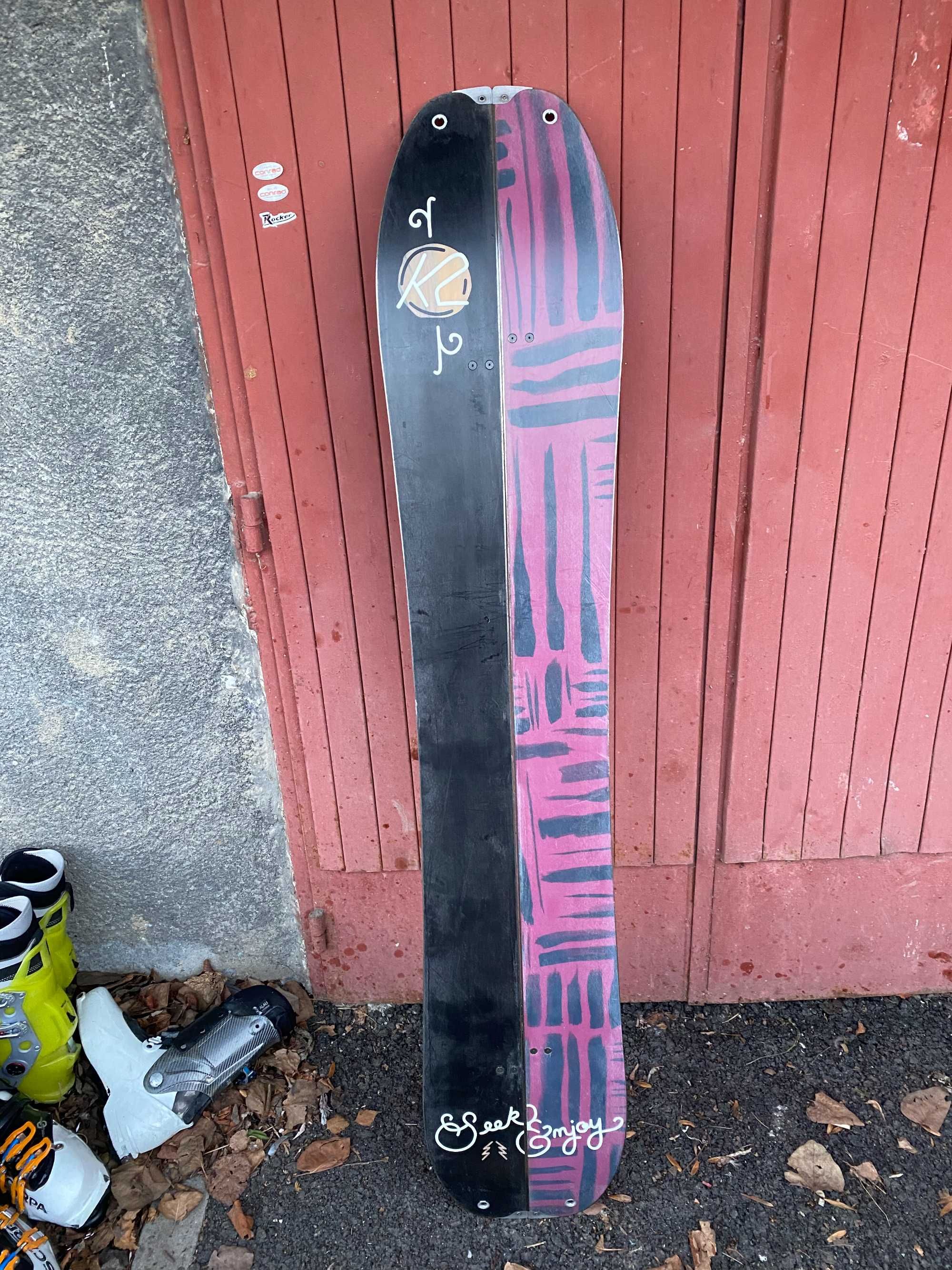 Splitboard K2 northern lite 152+ interfata voile + foci