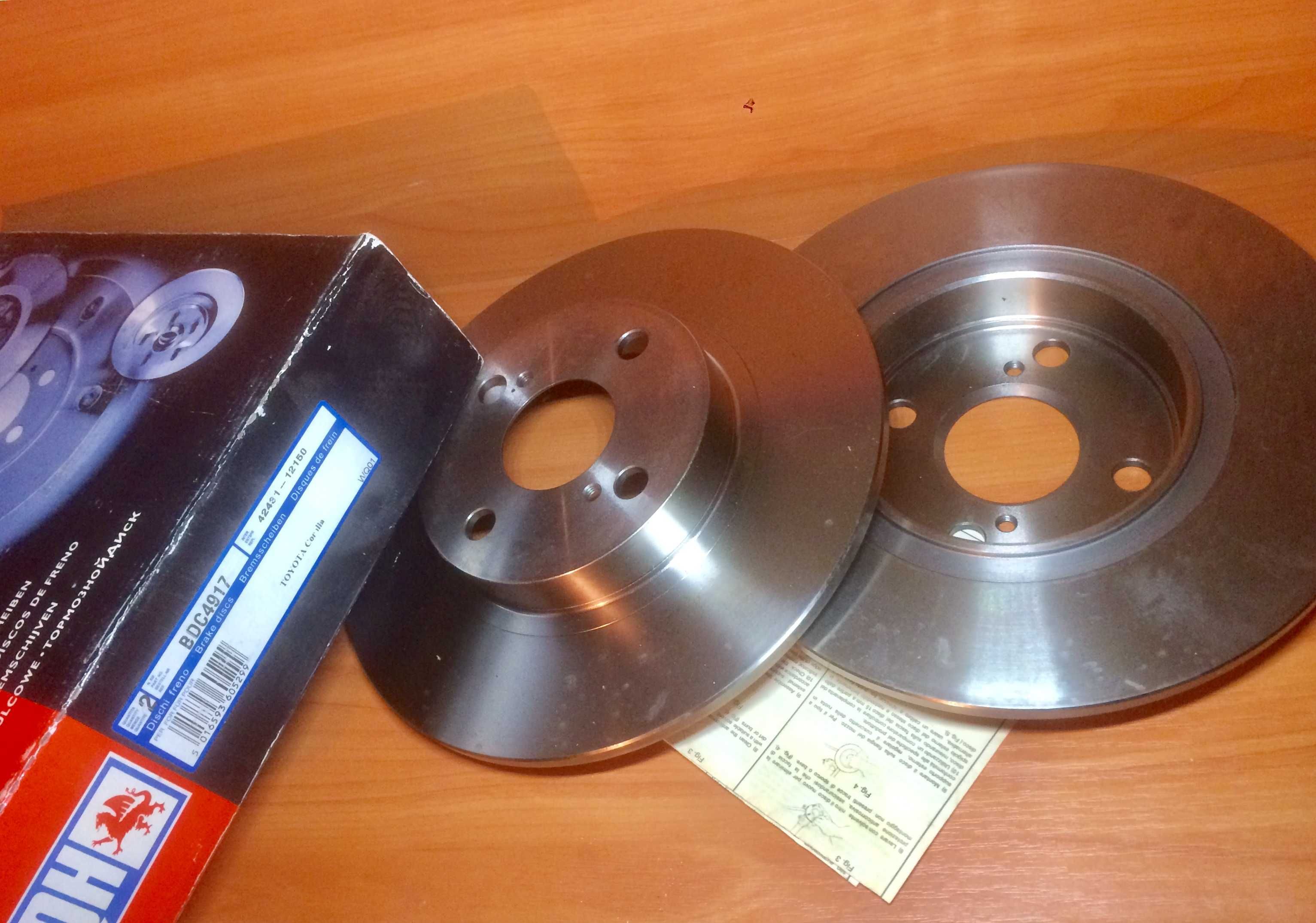 Спирачни дискове за ТОЙОТА Авенсис, Селика, РАВ 4, Корола, Аурис..