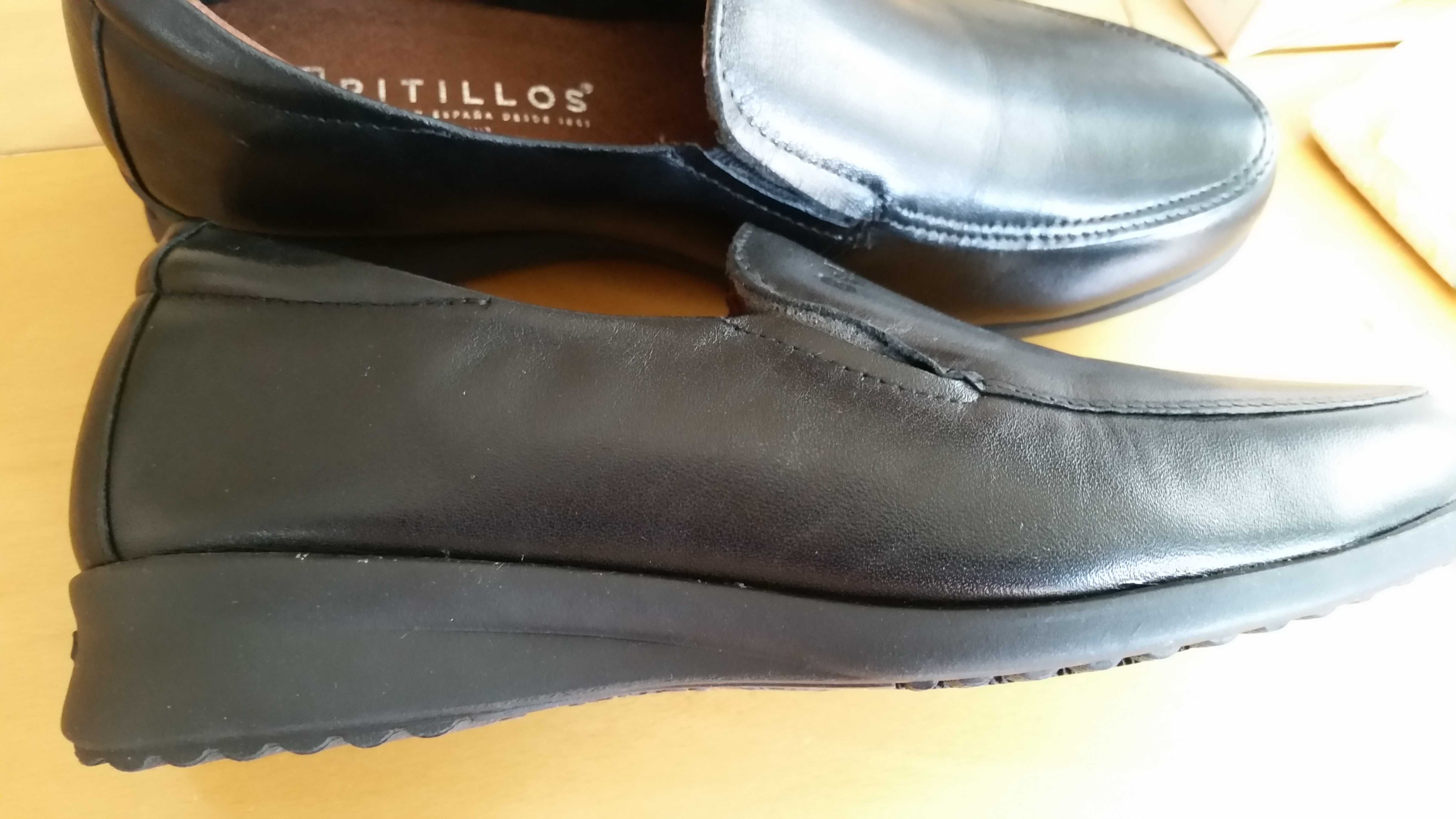 Нови испански обувки Pitillоs, естествена кожа  38 номер Намалени!!
