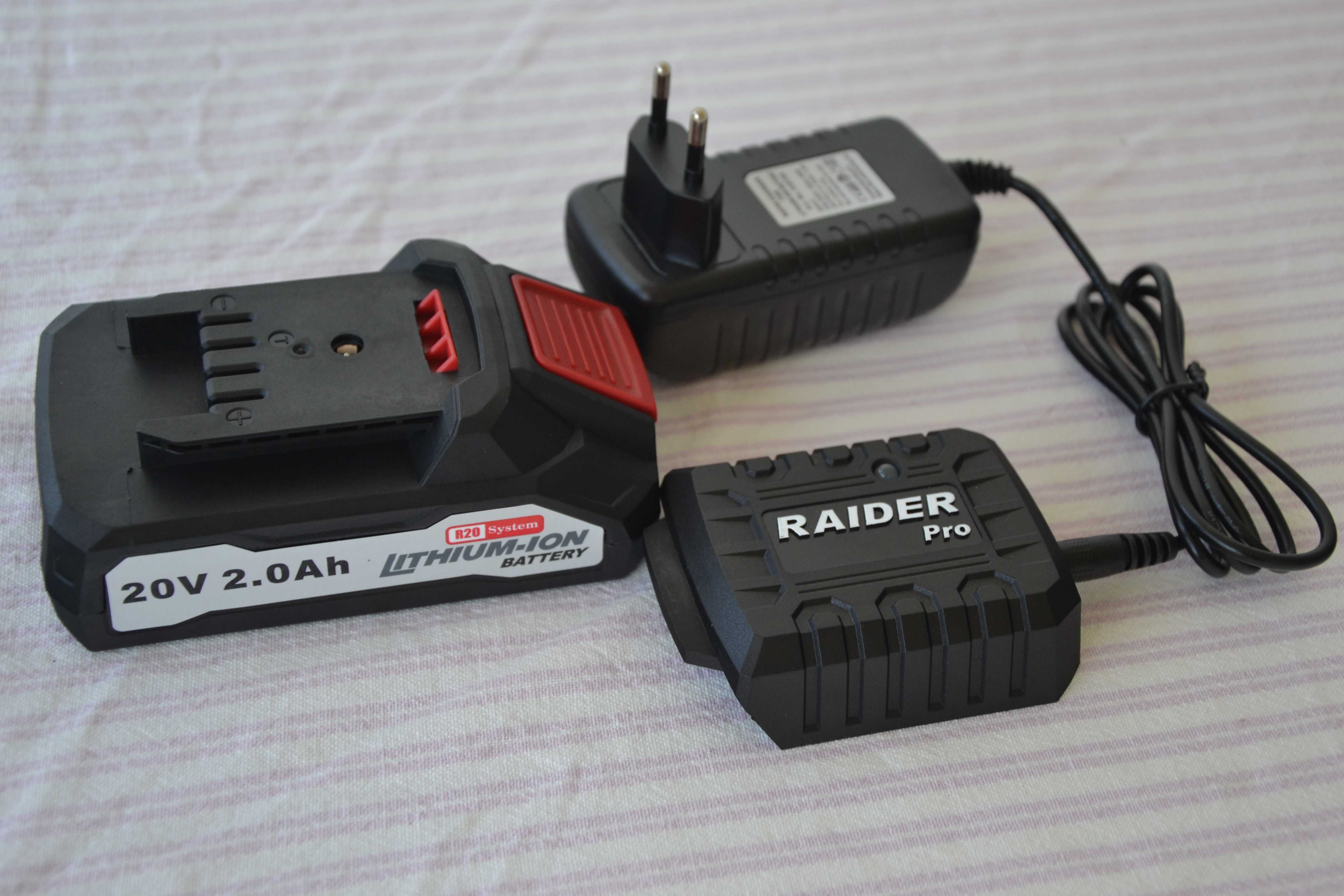 Нова батерия и зарядно Raider 20V, 2Ah