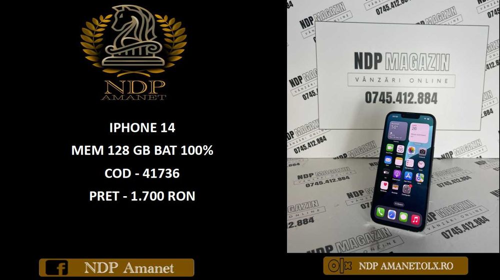 NDP Amanet NON-STOP Bld.Iuliu Maniu 69 IPHONE 14  (41736)