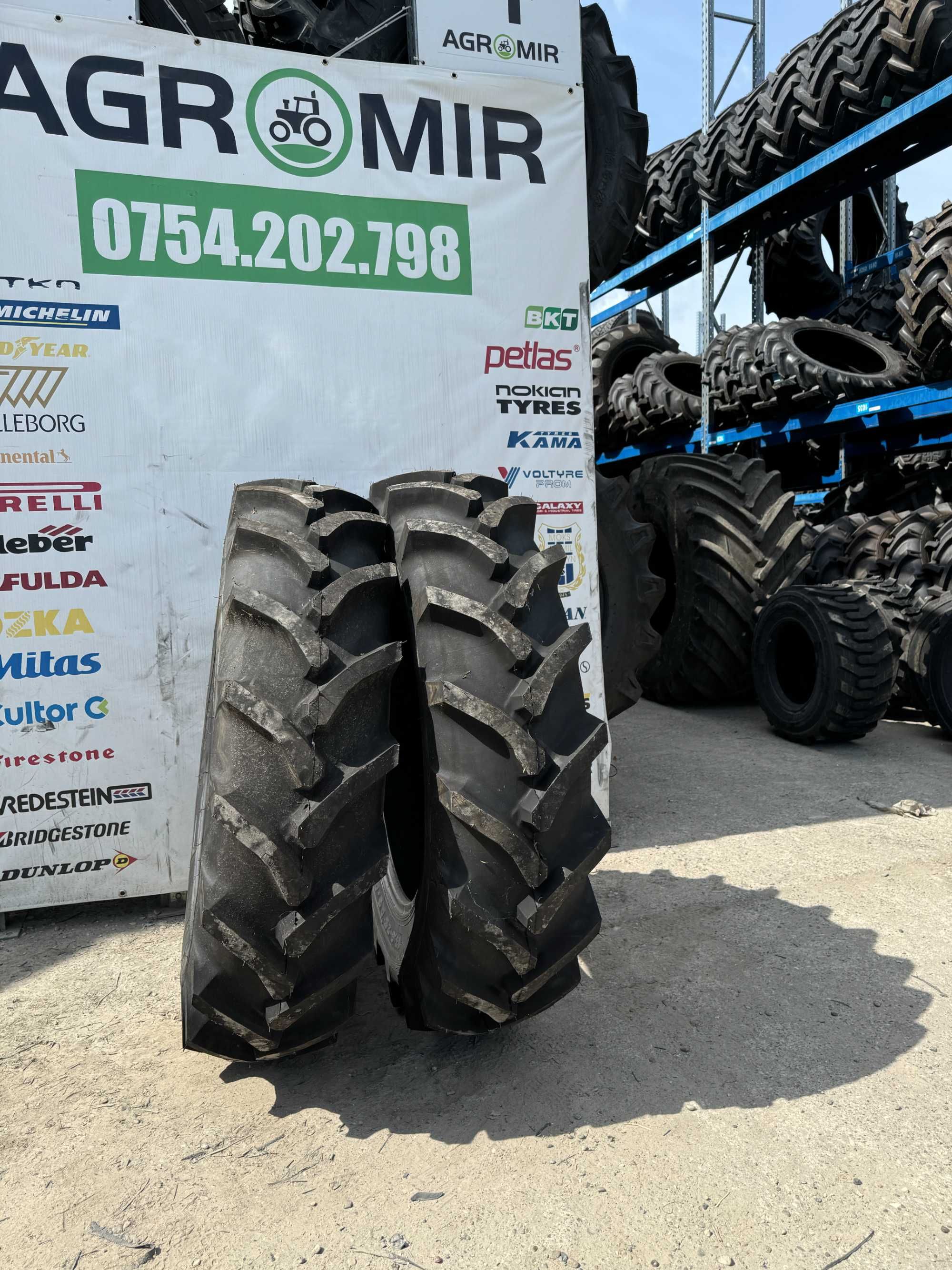 13.6-28 cu 8 pliuri pentru tractor spate anvelope noi marca CULTOR