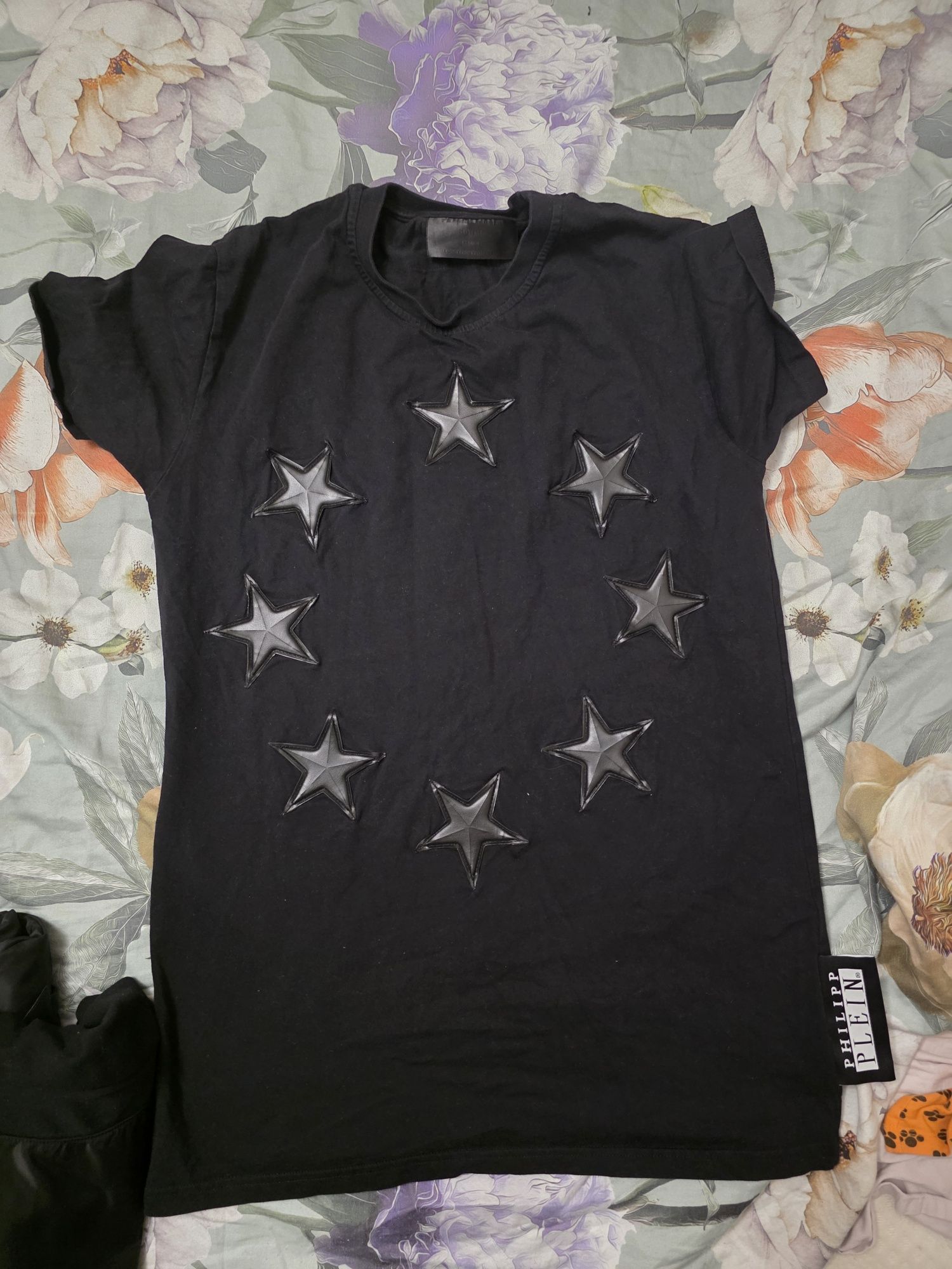 Оригинална Philipp Plein T-shirt „Internazionali“ със звезди