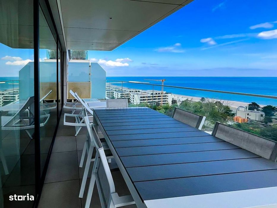 Apartament 3 camere l vedere la mare l mobilat utilat
