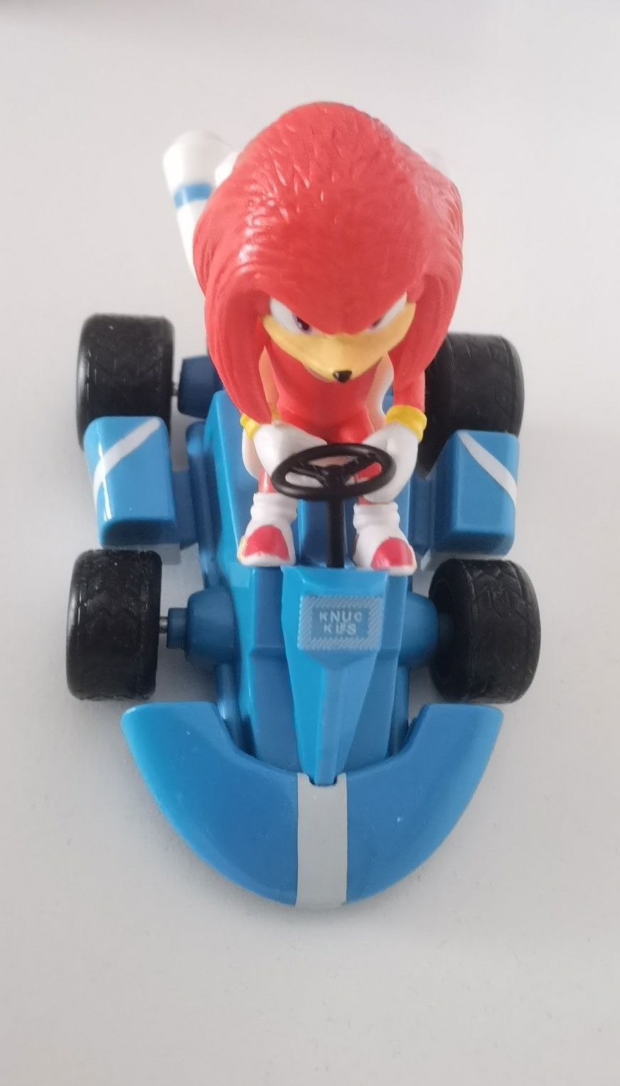 Figurină cu mașină din Sonic the Hedgehog-Super Sonic Kart-Knuckles