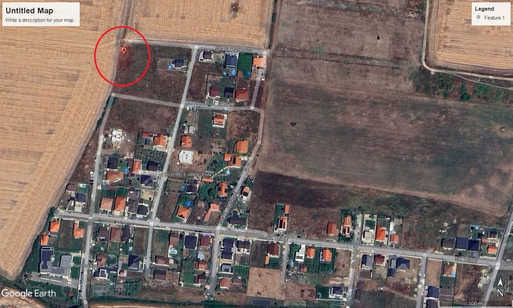 Teren  de vanzare in Sacalaz 534mp intravilan