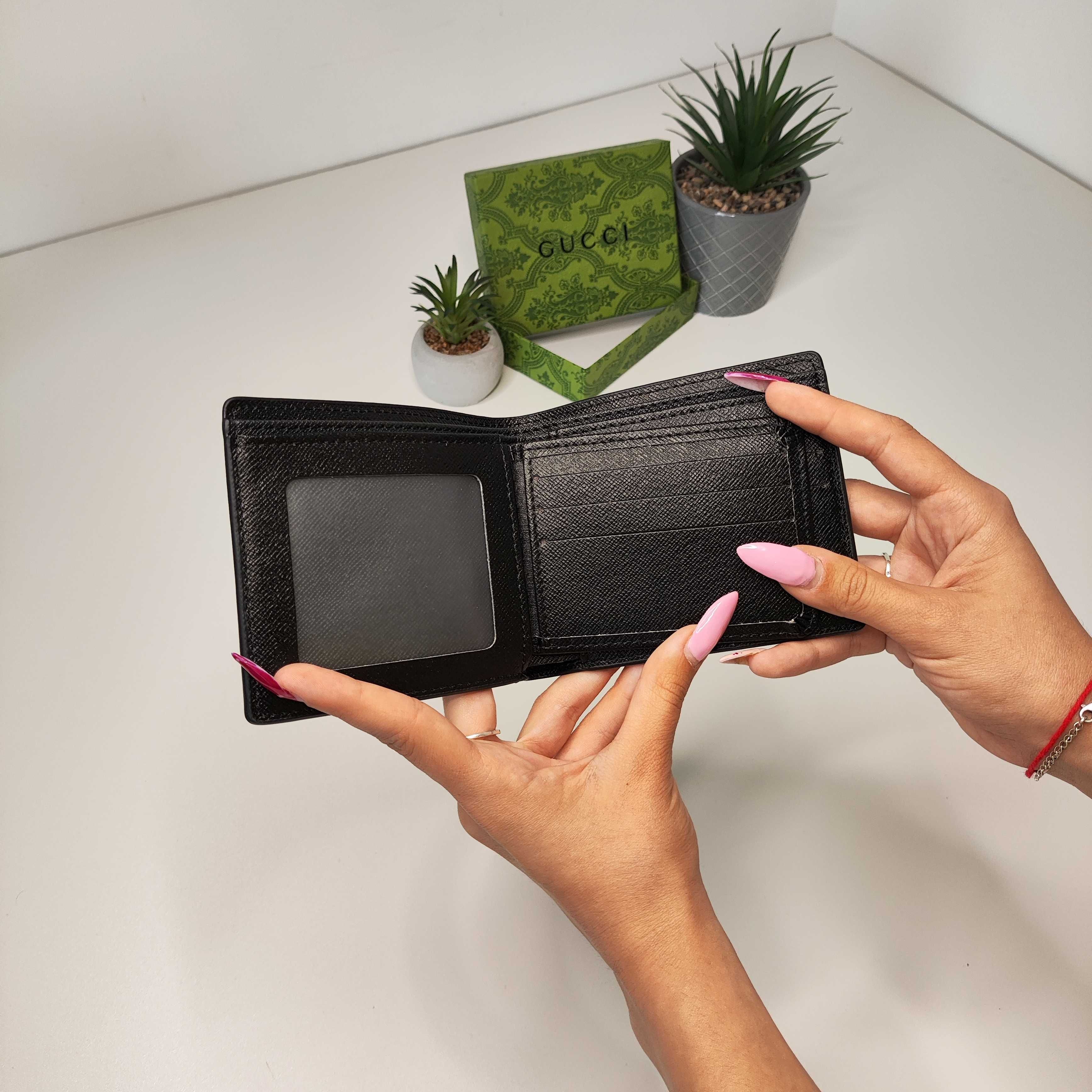 Gucci Портфейл Черен със змия