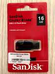 Новая в упаковке USB FLASH 16 GB SanDisk Cruzer Blade