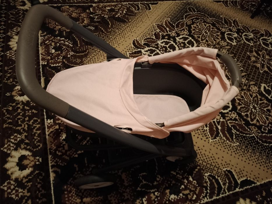 Количка за кукли 3 в 1 Smoby - Maxi Cosi Quinny, светлорозова