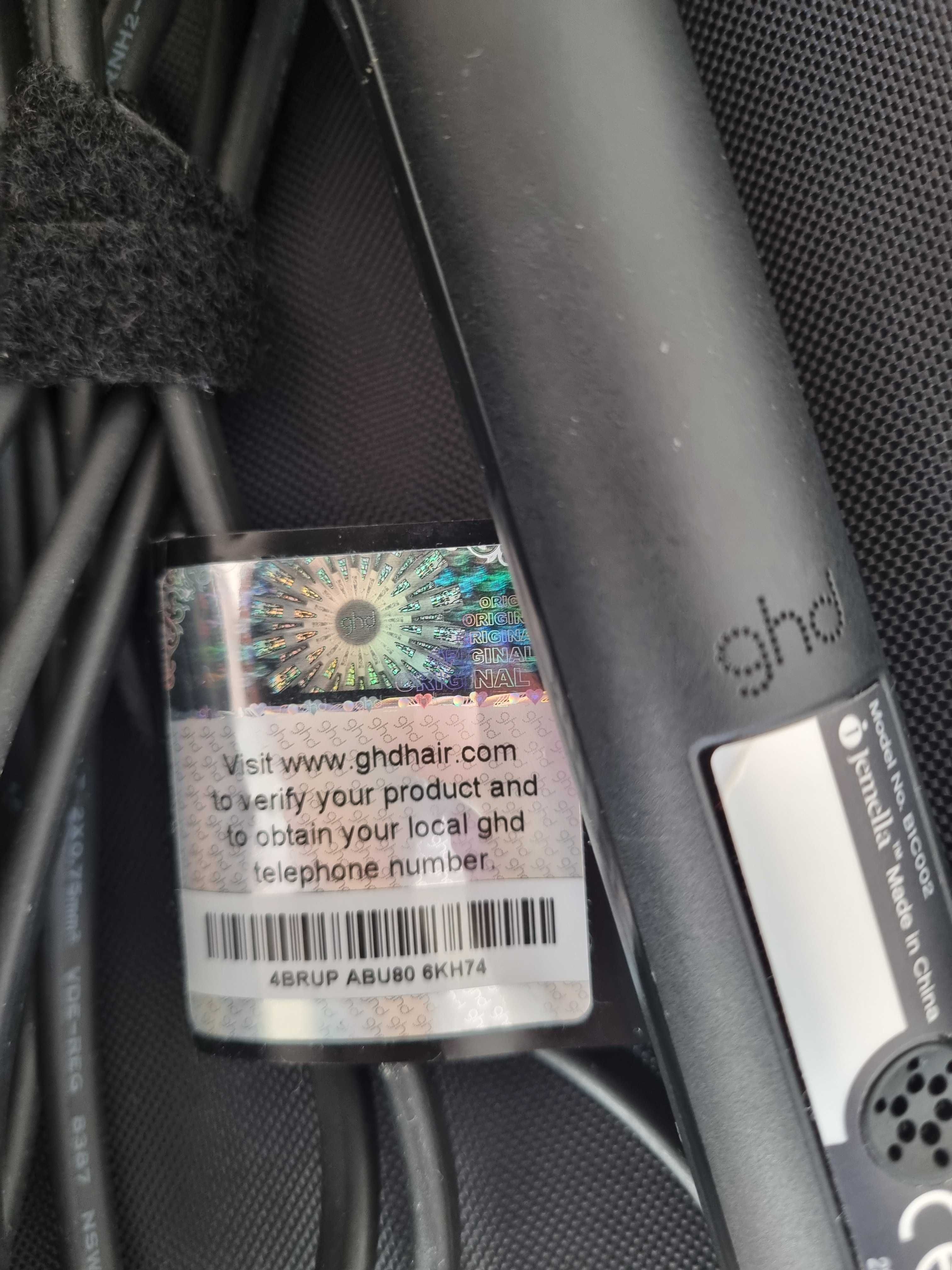 Професионална електрическа четка за коса ghd glide с кожен калъф