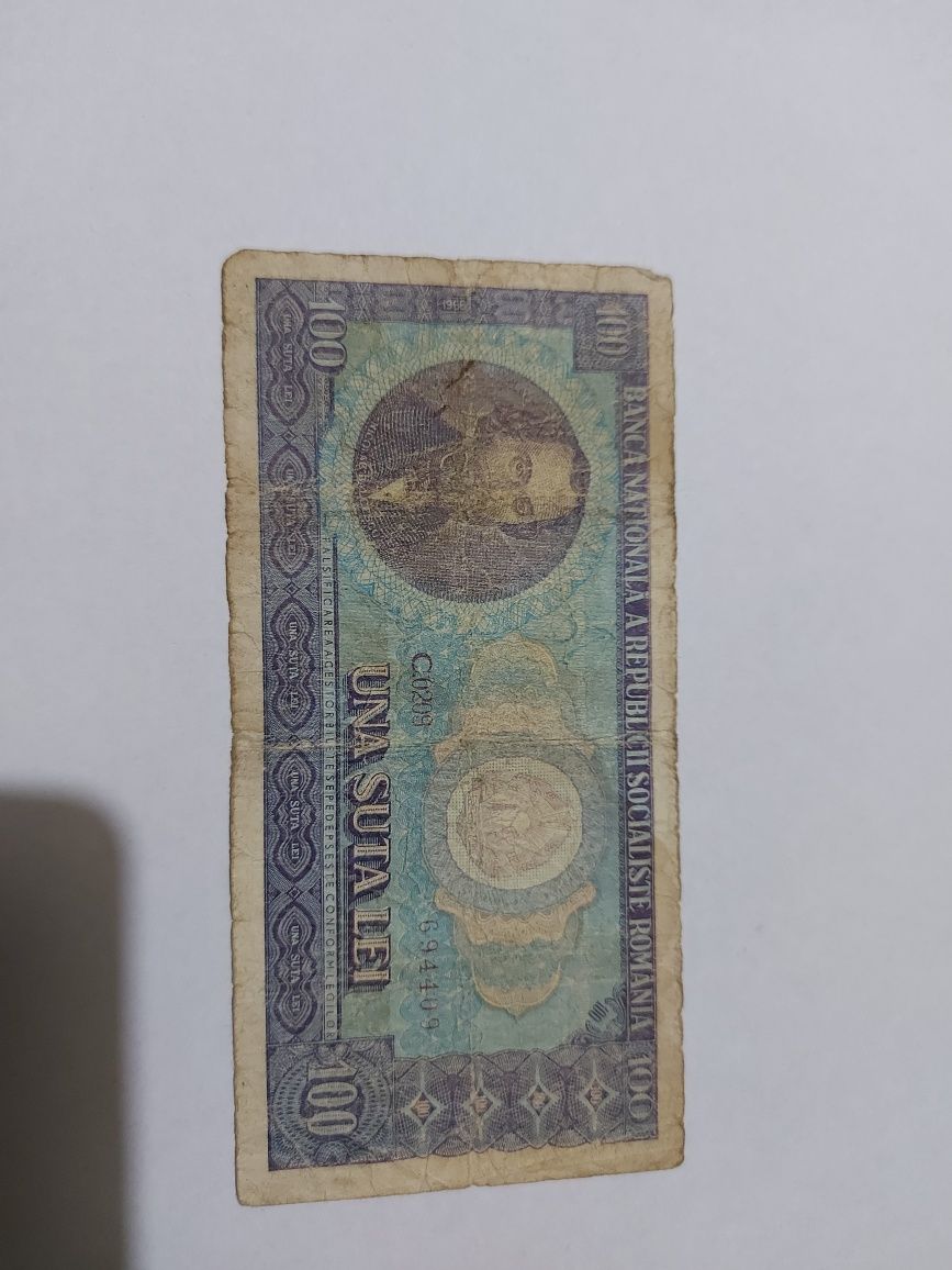 Bancota de 100 lei 1966