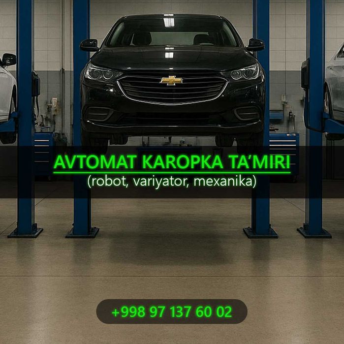 Avtomat karopka (robot, variyator, mexanika) ta’miri