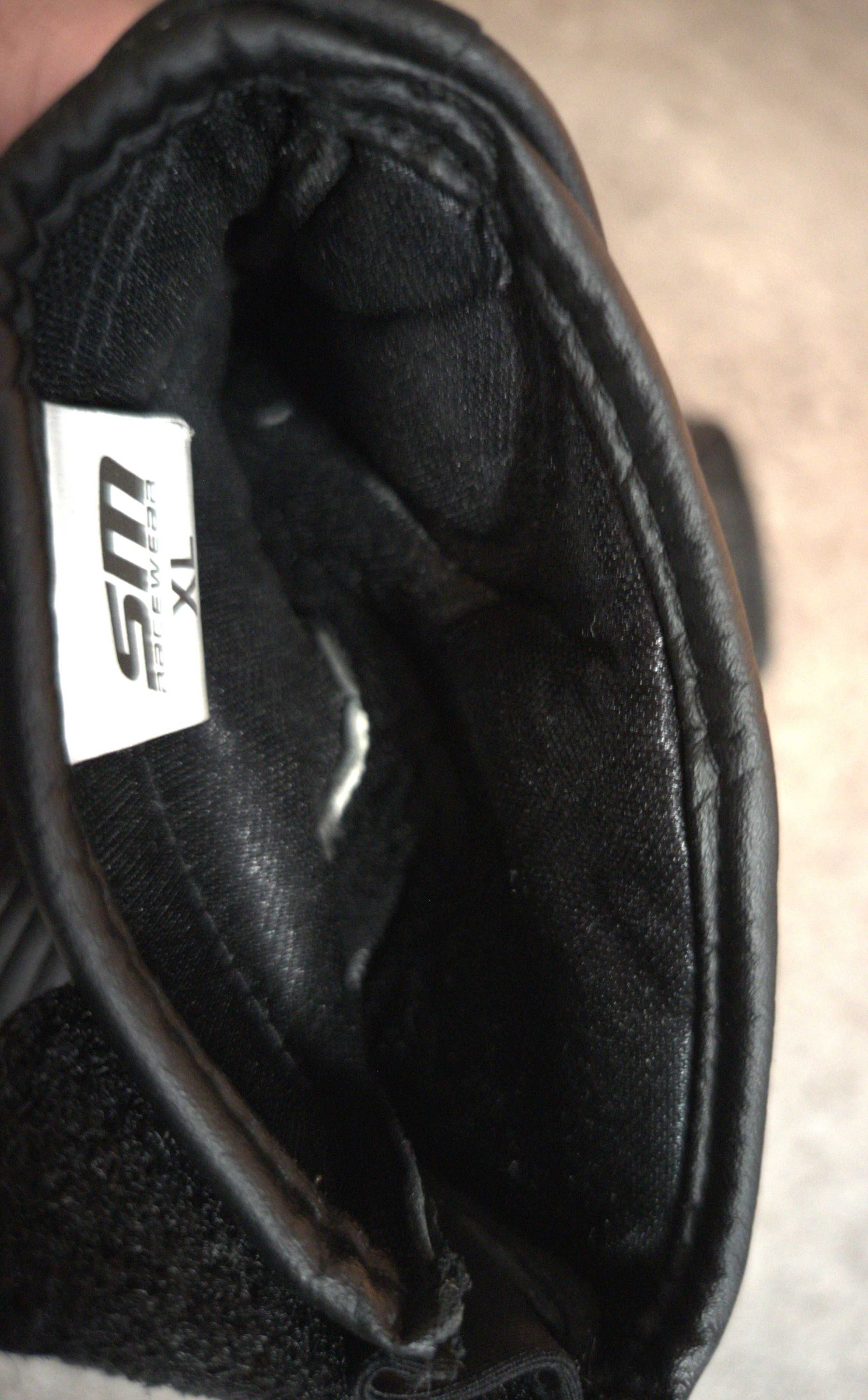 Vand manusi moto piele noi/nepurtate brand SM Racewear XL