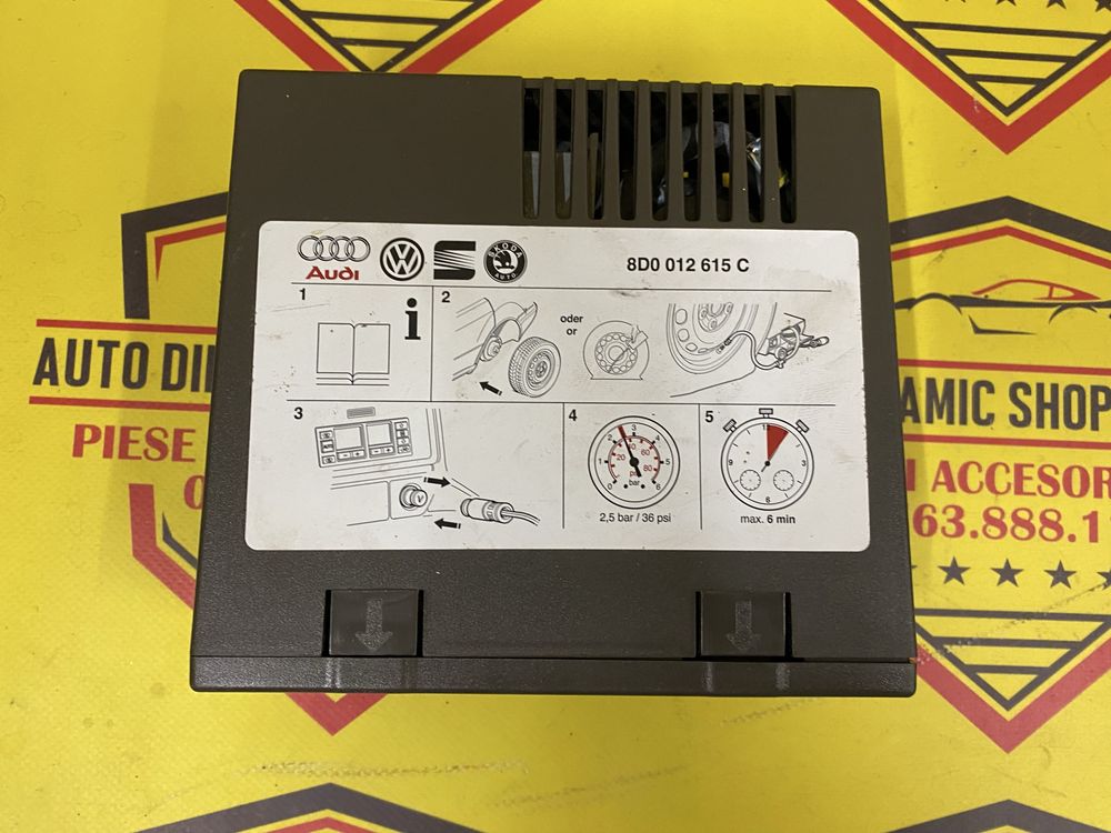 Compresor auto umflat roti original Vw Seat Skoda Audi 180w 12V 15 A