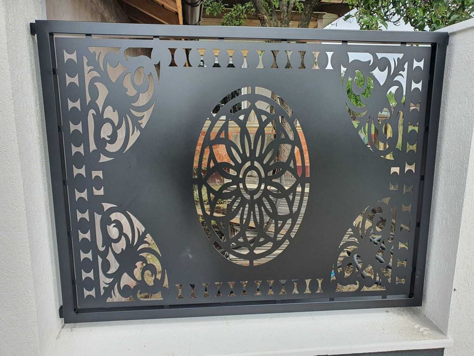 Gard din tabla traforata CNC tabla decupata CNC