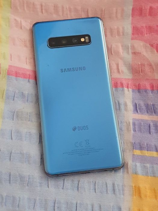 Samsung Galaxy S10 Plus Dual Sim 128GB Blue cu Dunga