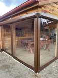 Inchidere terase si foisoare cu folie transparentra PVC Cristal 0.8mm