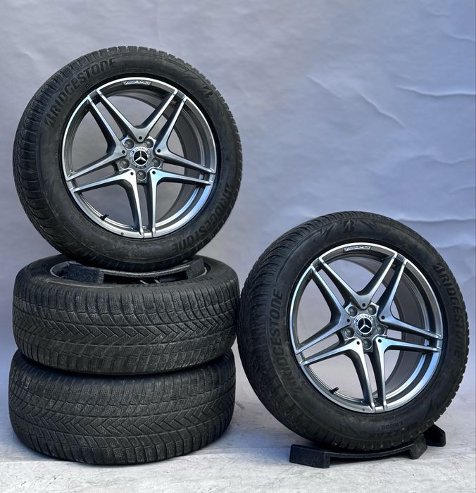 Нови ! Оригинални джанти 19 цола amg 5x112 със зимни гуми