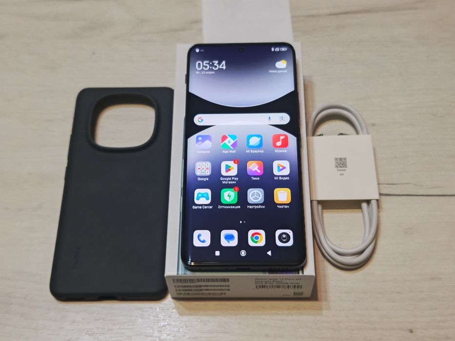 Като нов Redmi Note 14 Pro+ 5G 8 GB RAM 256 FB ROM 23м Гаранция