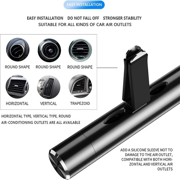 Ароматизатор за автомобил с 5 броя пълнители различни аромати