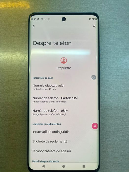 Moto edge 40 neo 256 Gb
