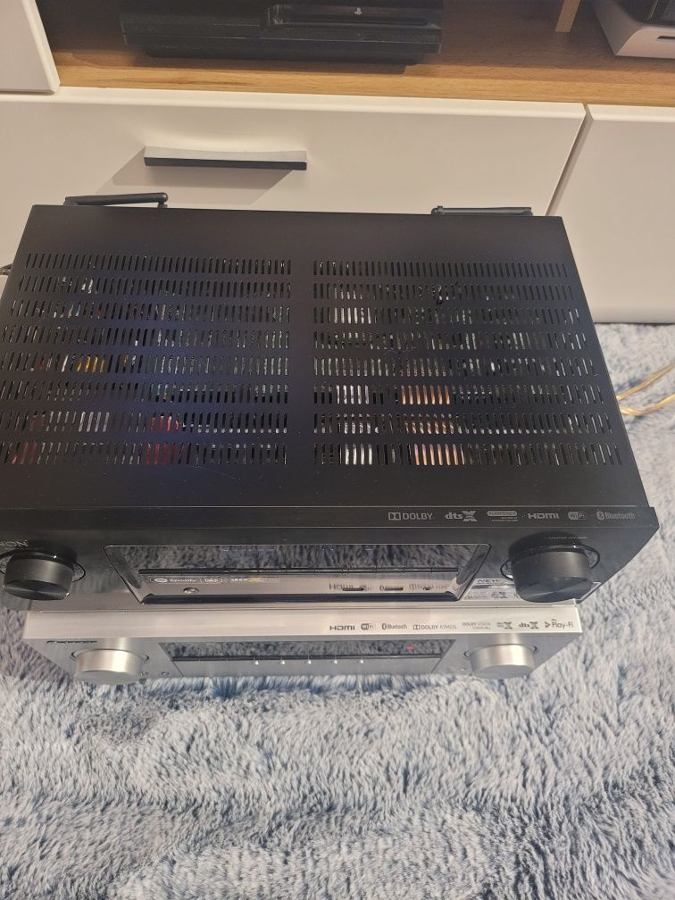 Denon AVR-X1200W 4K 7.2 ресивър с Dolby Atmos и DTS:X – пълен комплект