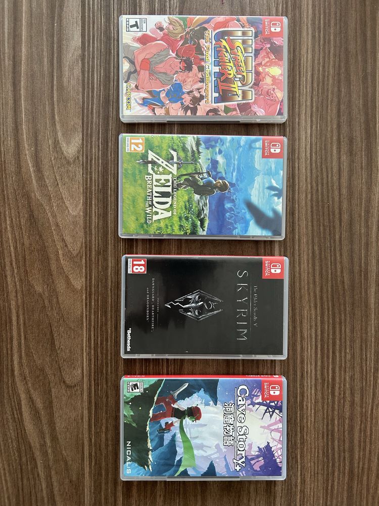 Продавам 4 игри за Nintendo Switch