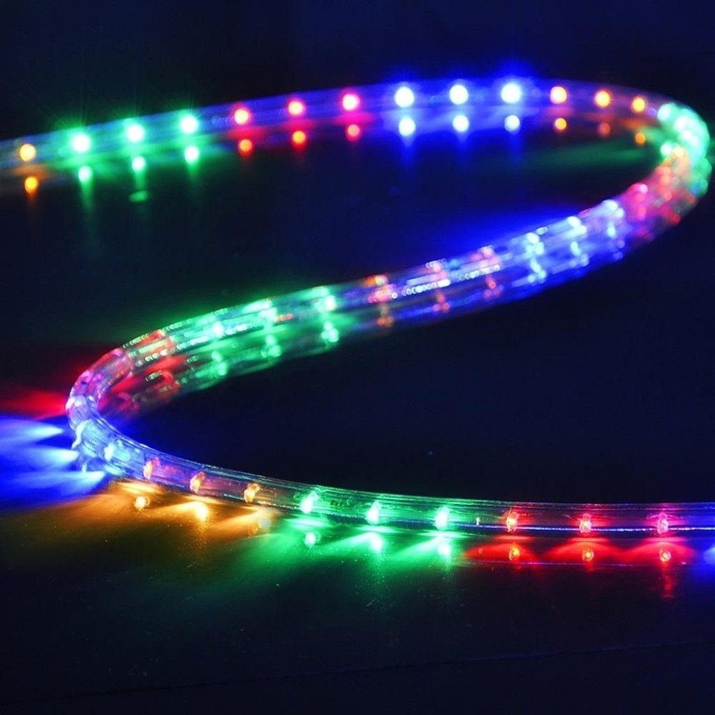 Светещ LED маркуч за коледна украса
Мощност: 20 W;
Дължина: 10 метра.