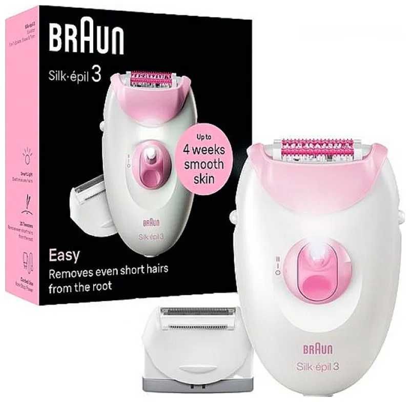 Эпилятор Braun S3 SE 3-031с гарантией год+ доставка на дом.
