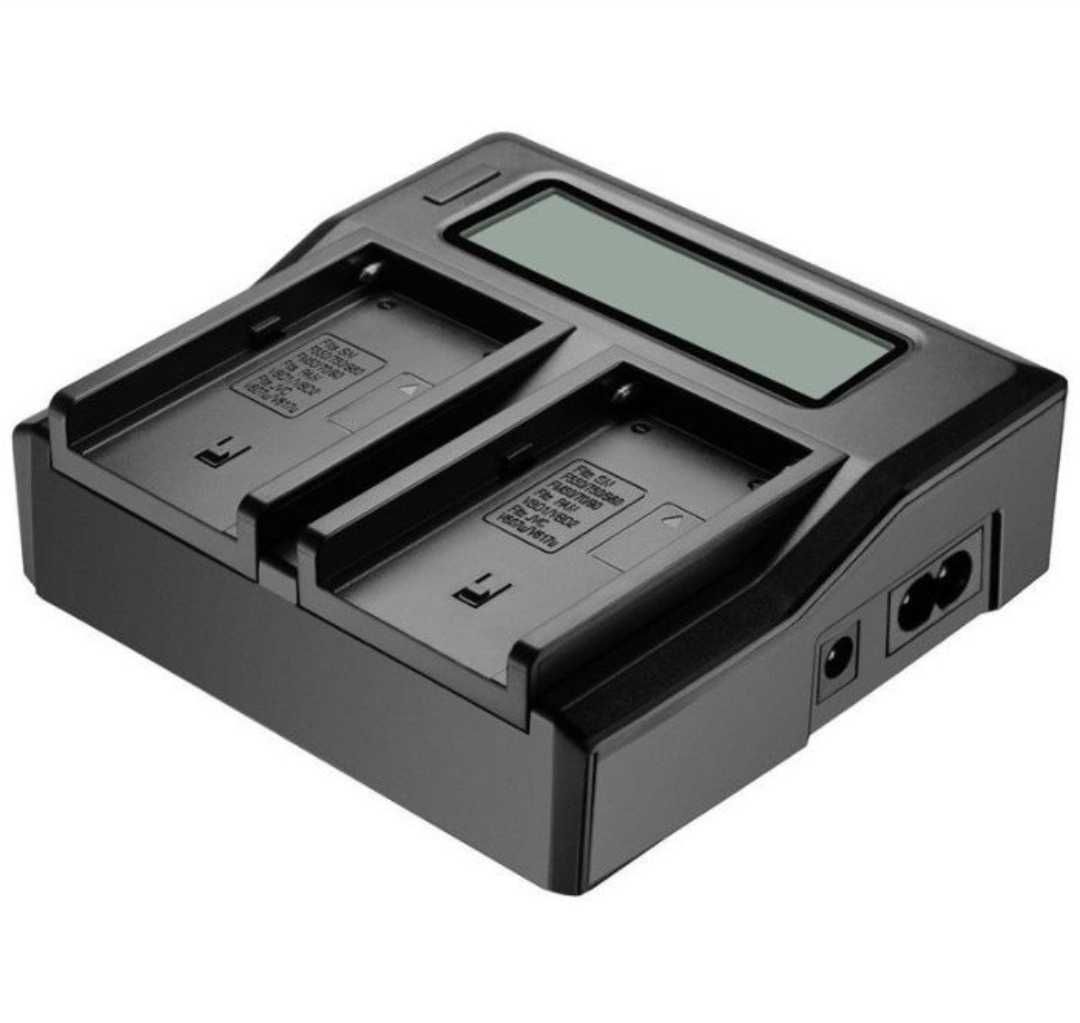 Incarcator Dublu digital BC-V615 dual LCD charger pt Sony NP-F970 F770