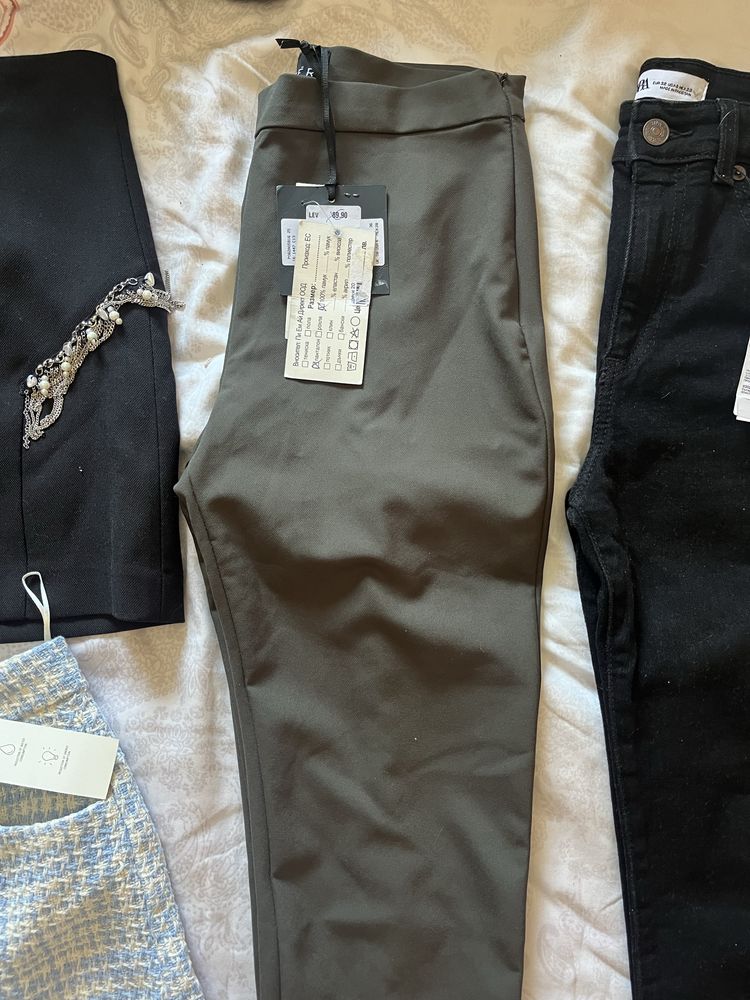 Дамски дънки и панталони Нови Zara Guess