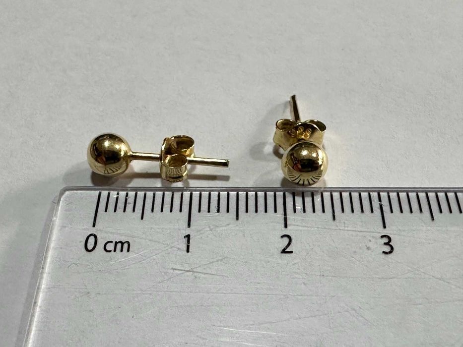 Златни обеци 14к, 0,88гр