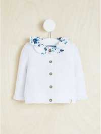 George Cardigan tricotat alb, 18-24m