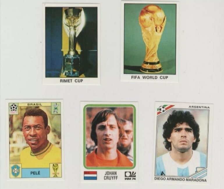 Panini world cup story 1991 Set complet de stickere , separat album