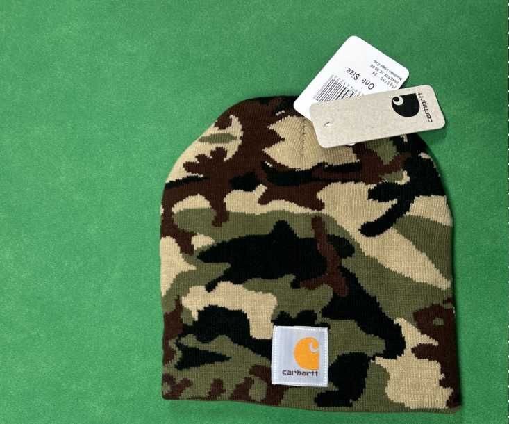 Зимна шапка Carhartt маскировачна шарка