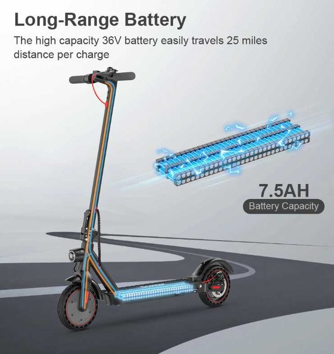 Тротинетка Електрическа iScooter i9 Pro с мощен 350 W мотор МОДЕЛ 2025