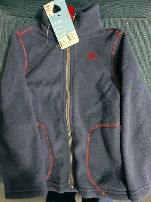 Polar cu fermoar Decathlon Queschua 3-4 ani