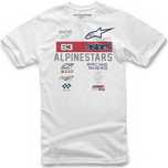 Мото Тениска ALPINESTARS WORDLY WHITE  , XXL 58-60NEW,100% оригинална