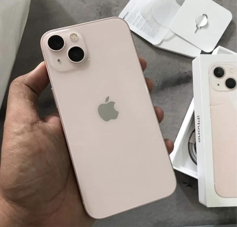 Като нов Iphone 13 pink айфон 13 розов 128gb