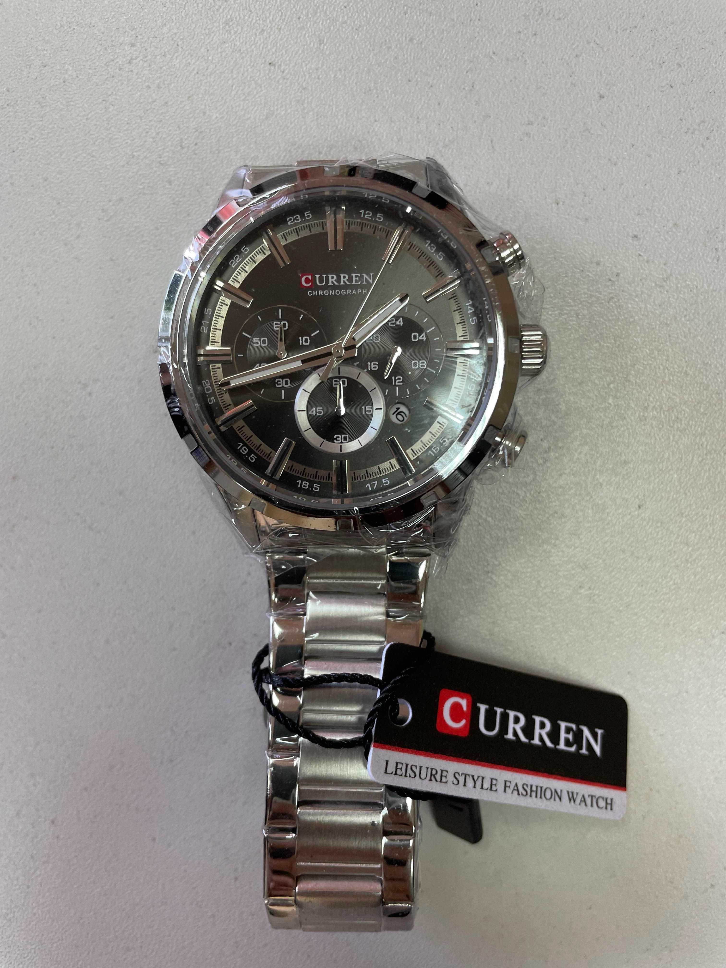 Мужские кварцевые наручные часы Curren хронометр, новые в подар.упак.